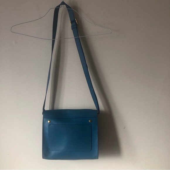 ❤️Blue IIIBeca by Joy Gryson Leather Bag Saddle Crossbody Bag - Picture 3 of 11